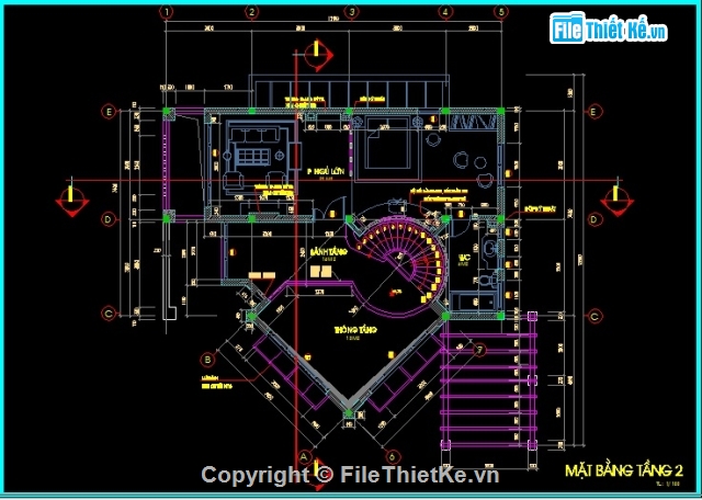 bản vẽ biệt thự 3 tầng kích thước 11x12m,bản vẽ biệt thự 11x12m,biệt thự 3 tầng